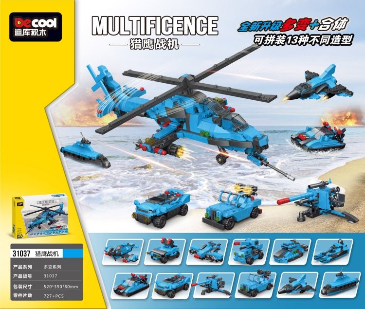 Multificence Lego Blocks Set | 727 Pcs