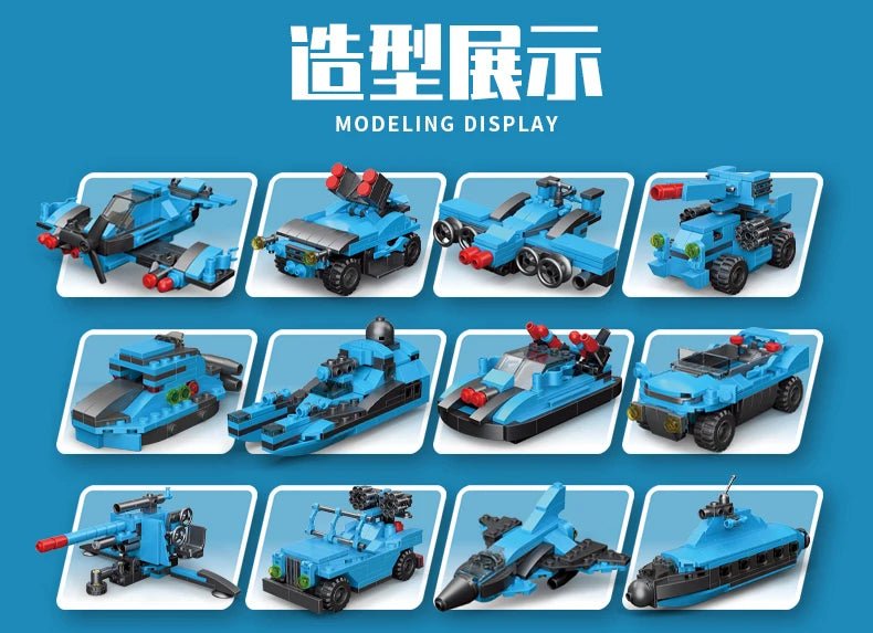 Multificence Lego Blocks Set | 727 Pcs