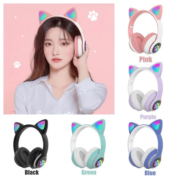 Wireless Cat Ear Headphones