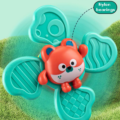Baby Rotating Rattles Set with Suction Cup – 3 Pcs