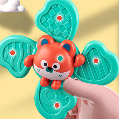Baby Rotating Rattles Set with Suction Cup – 3 Pcs
