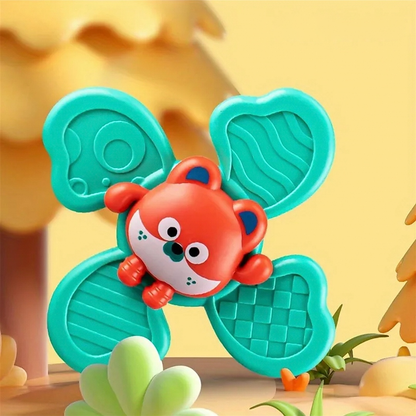 Baby Rotating Rattles Set with Suction Cup – 3 Pcs