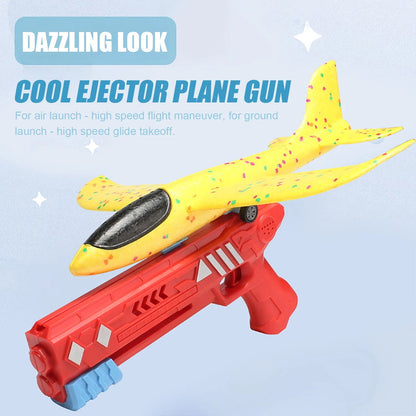High-Flying Airplane with Glider Launcher Gun
