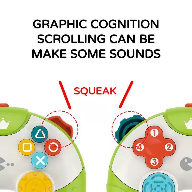 Huanger Musical Baby Game Controller Toy with Light and Sound