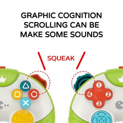 Huanger Musical Baby Game Controller Toy with Light and Sound