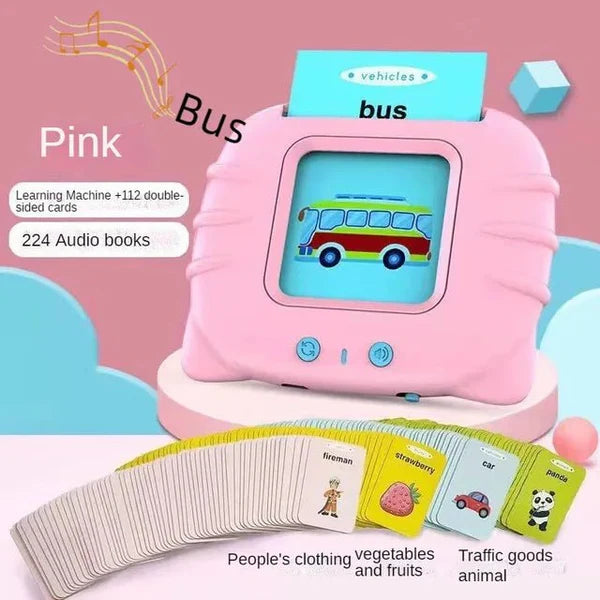 Preschoolers Educational Talking Flash Cards Device