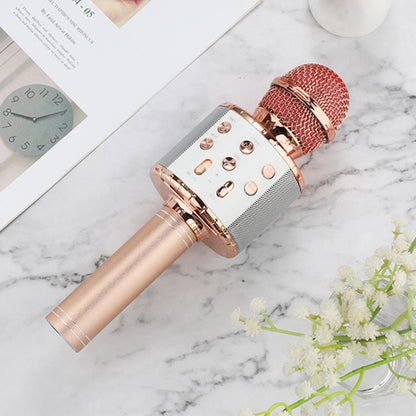 Bluetooth Wireless Microphone with Built-In Speaker