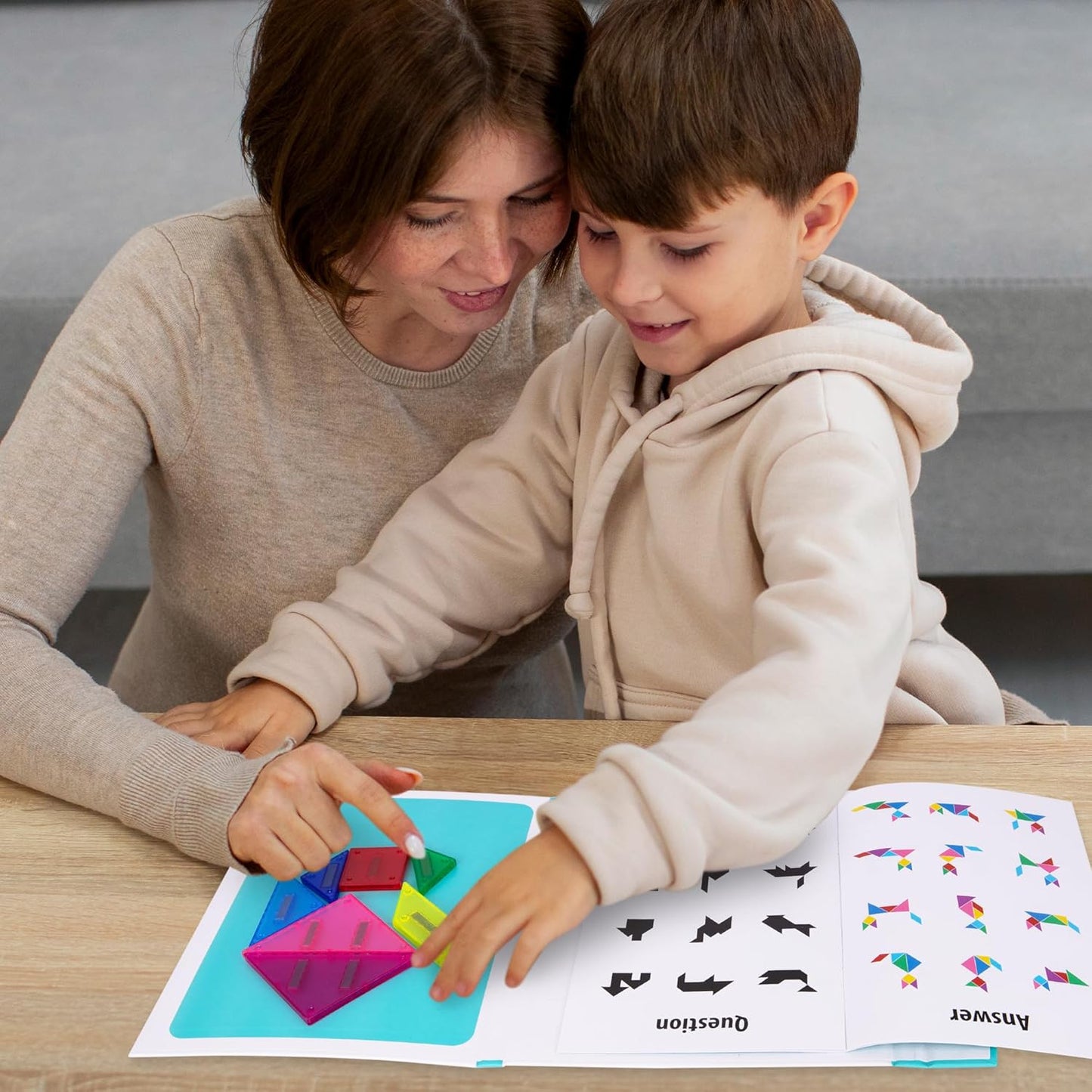 STEM Tangram Logic Board