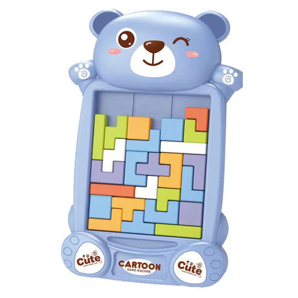bear theme tetris puzzle