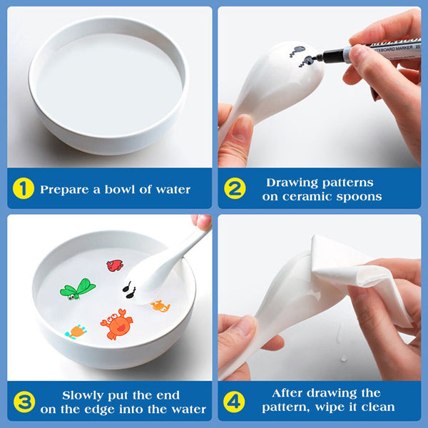 Magical Water Painting Markers With Spoon