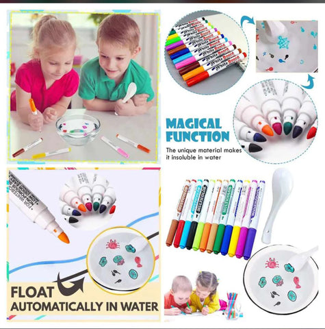 Magical Water Painting Markers With Spoon