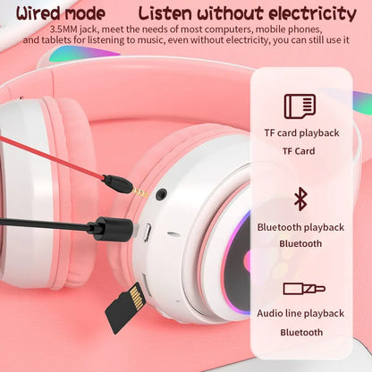 Wireless Cat Ear Headphones