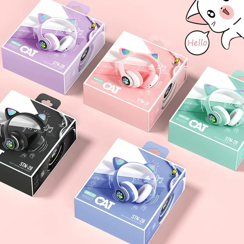 Wireless Cat Ear Headphones