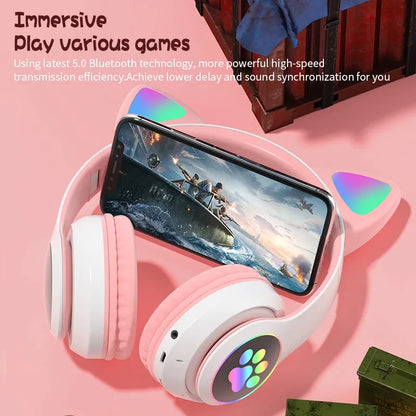Wireless Cat Ear Headphones