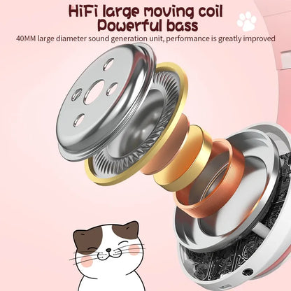 Wireless Cat Ear Headphones