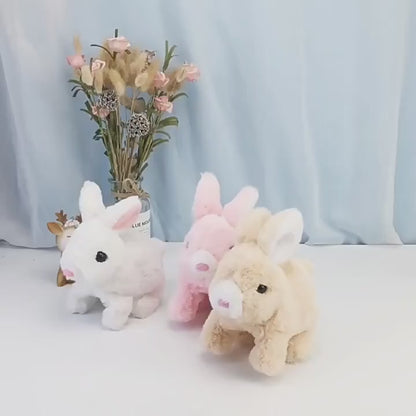 Squeaky Cute Walking Bunny