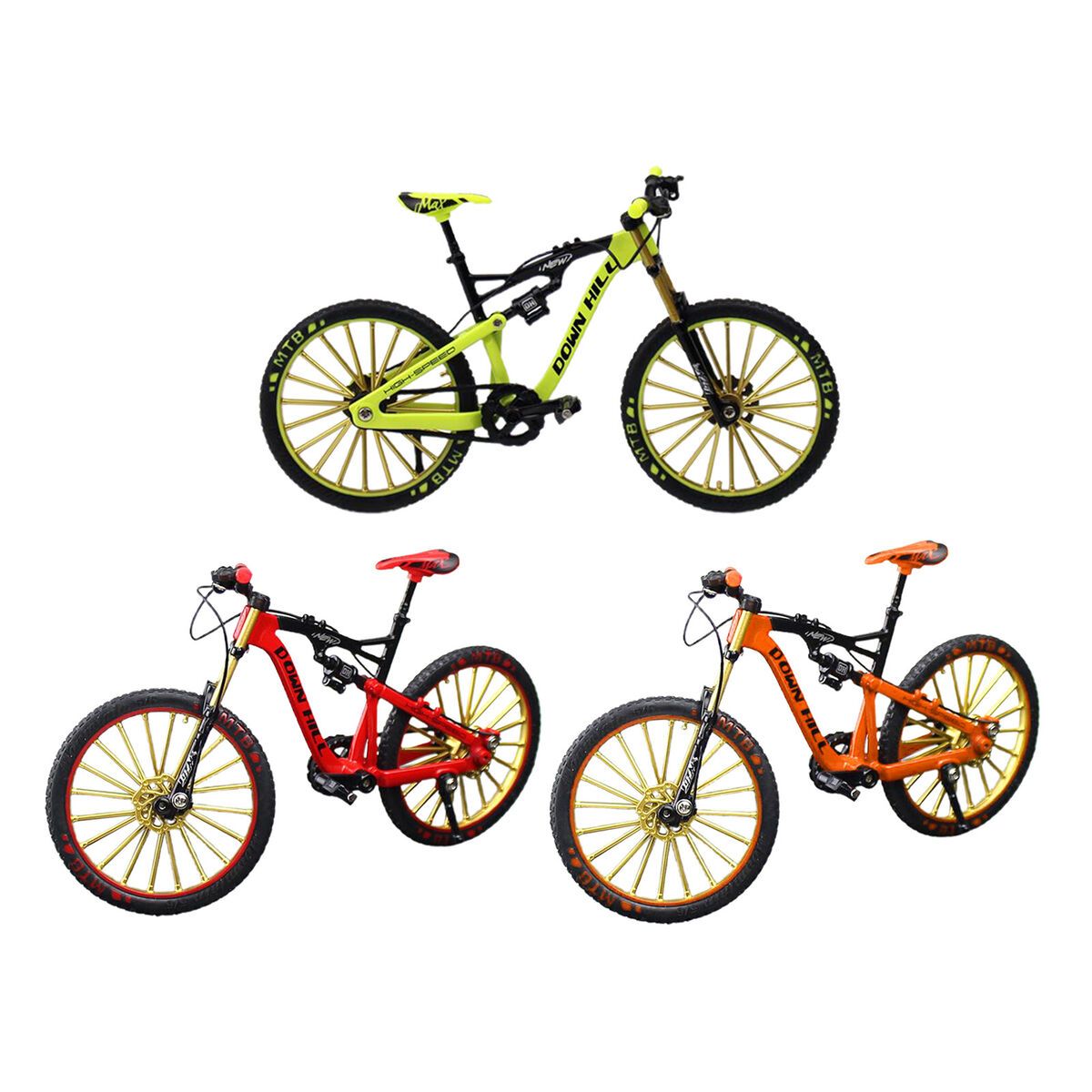 Diecast Bicycle Toy – 3 Color Variants